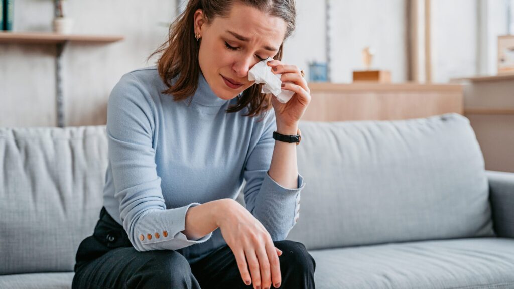 Pleurer peut contribuer à améliorer votre humeur.