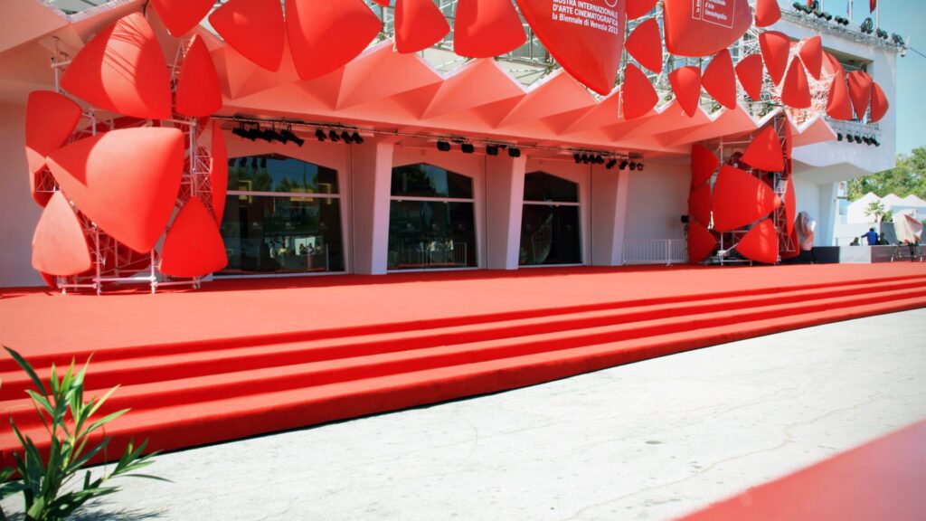 Le tapis rouge de la Mostra de Venise.