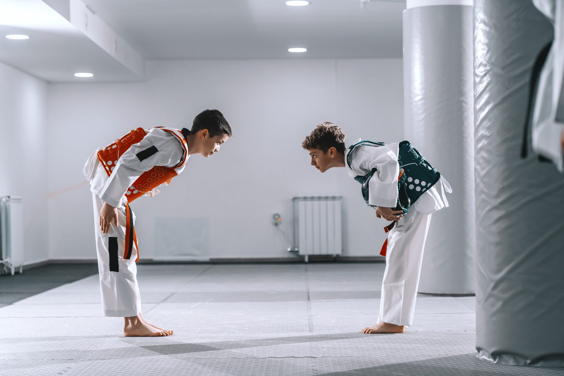 Le Taekwondo est pratiqué par les adultes et les enfants.