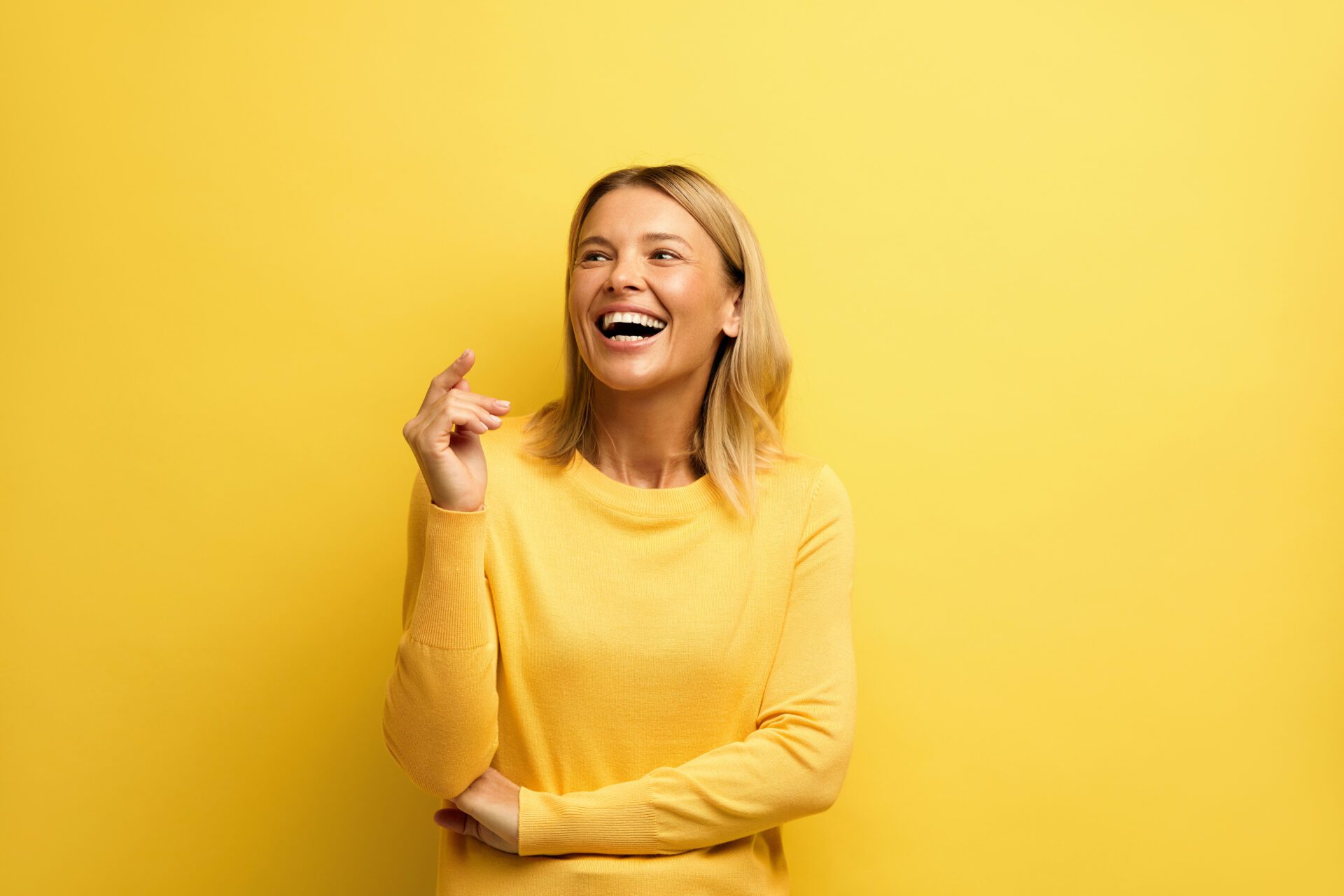 Le jaune est la couleur de la joie.