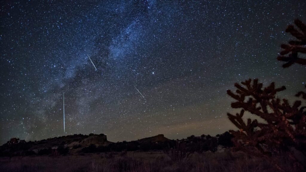 La pluie de météores Orionides est la plus visible et la plus belle autour du 22 octobre.