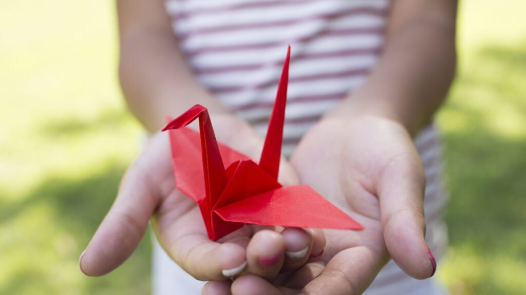L'origami est une technique traditionnelle japonaise.