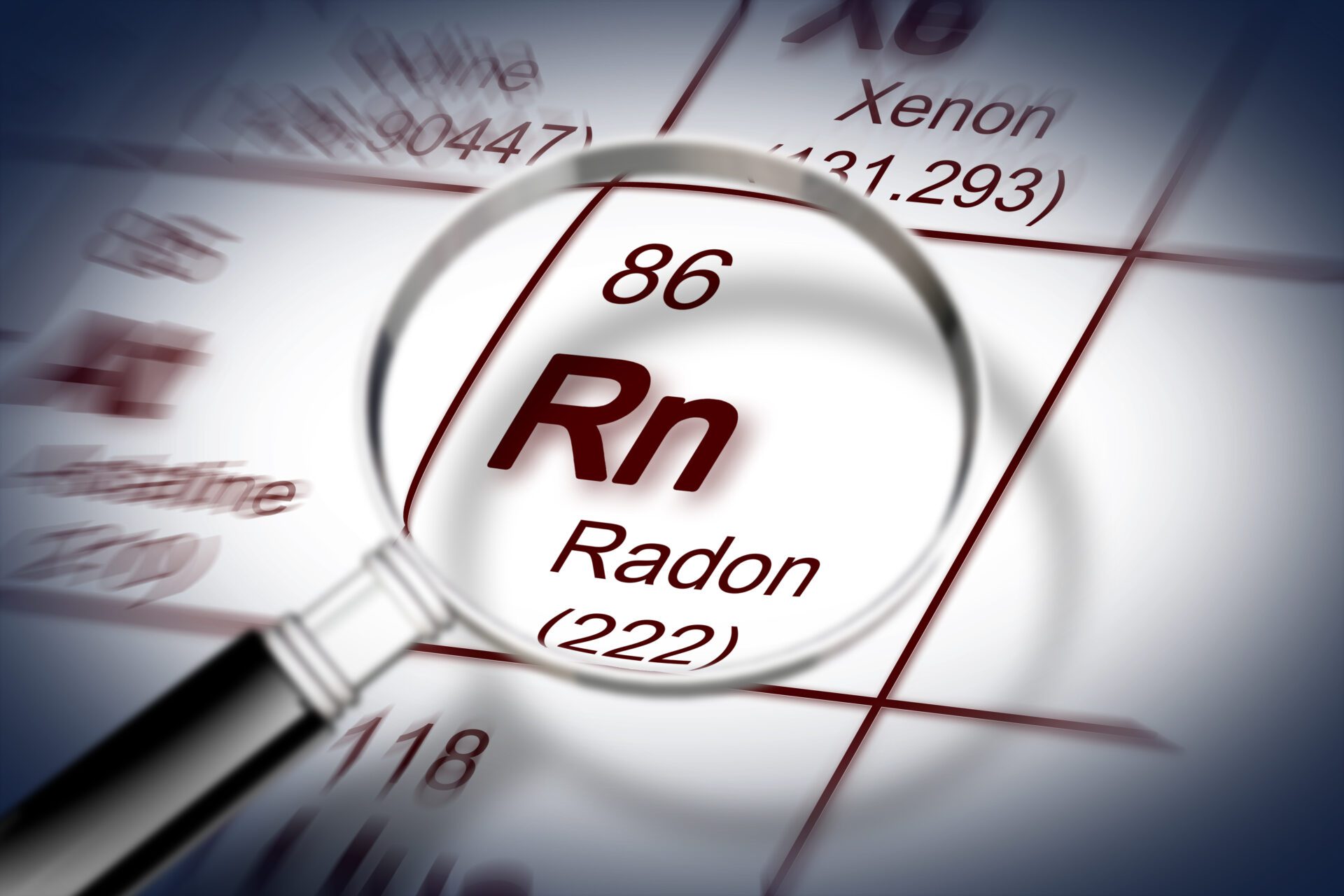 Le radon peut favoriser le cancer du poumon.