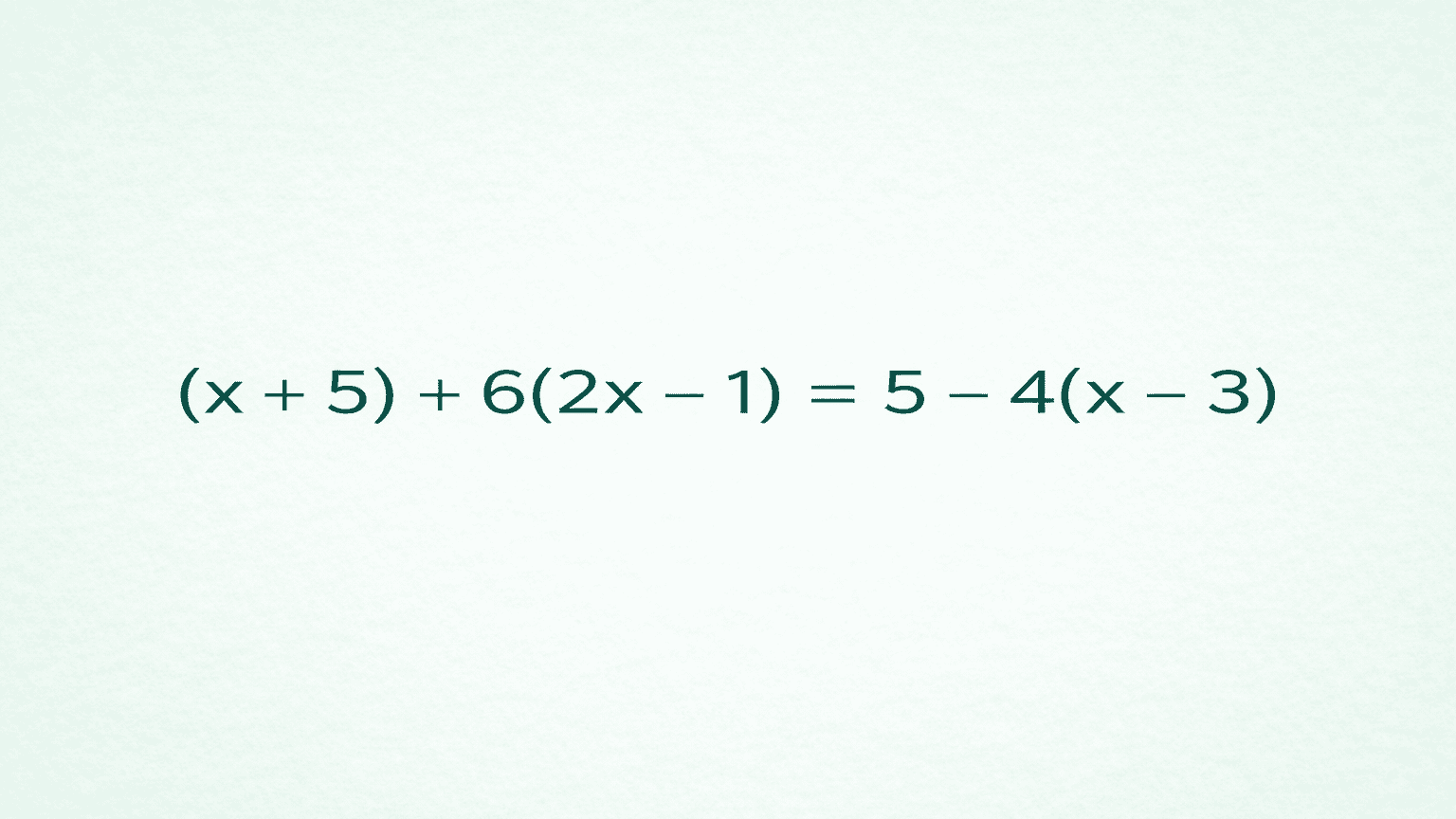 Calculer l'exemple.